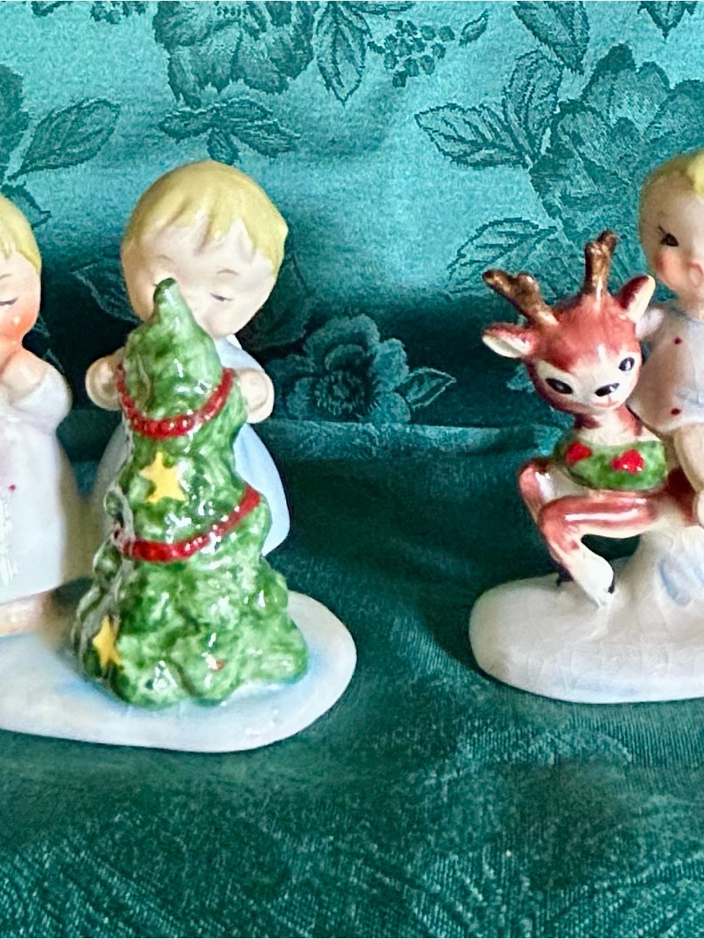 Rare Vintage Napco Christmas Joy Series Angels